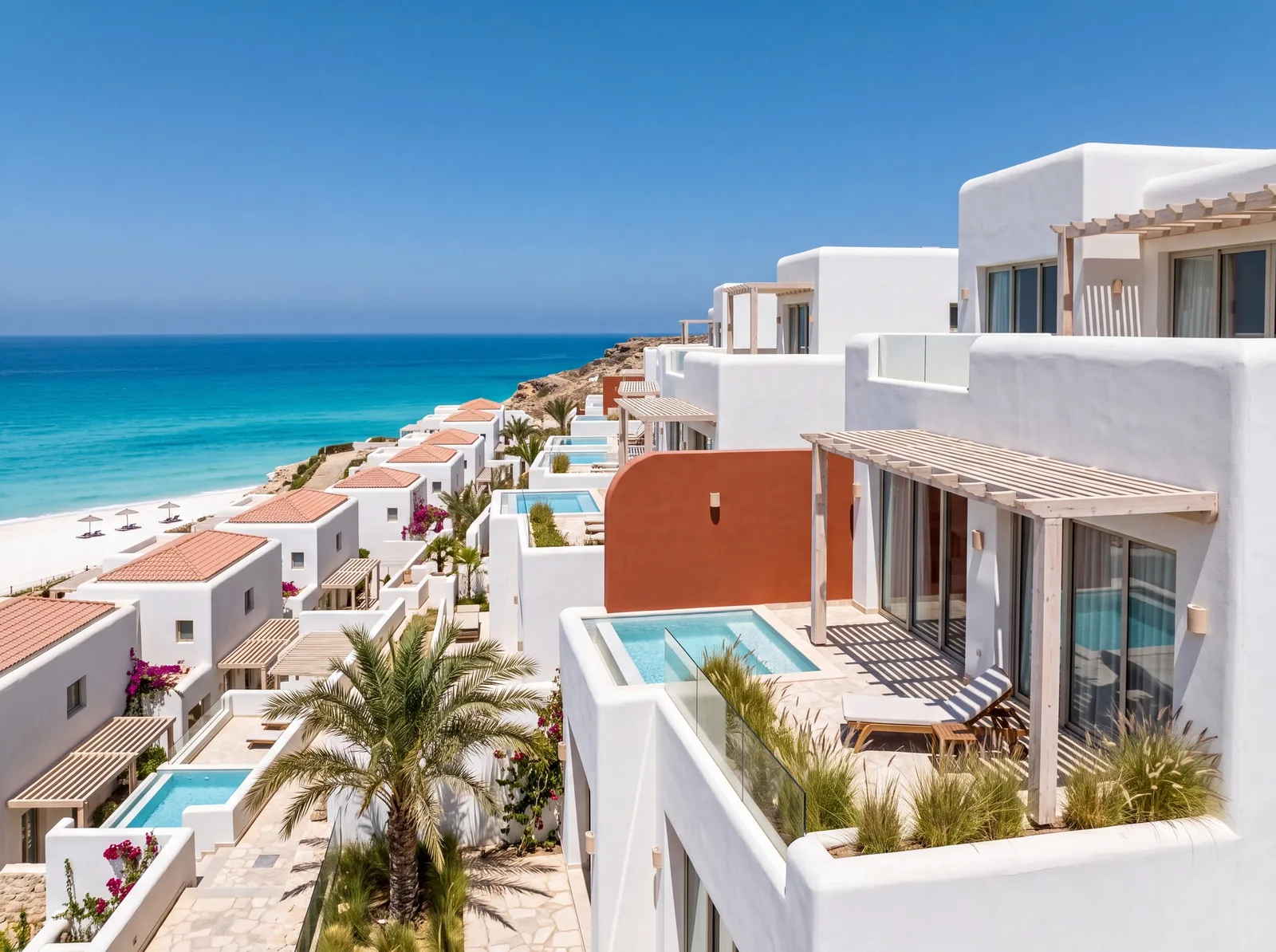 Coastal architecture as inspiration for a home in Egypt